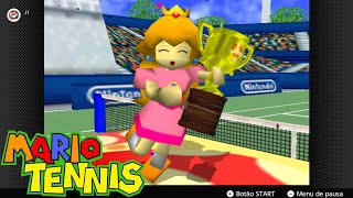 Mario Tennis N64  Peach Singles  Tournament [upl. by Lienhard]