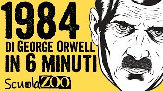 Noccioline 23  1984 di George Orwell in 6 MINUTI ScuolaZoo [upl. by Tremml]