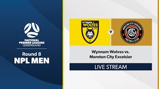 NPL Men Round 8  Wynnum Wolves vs Moreton City Excelsior [upl. by Annaid]