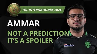 AMMAR Talks BEFORE FAIL vs TUNDRA  Dota 2 TI 2024 Interview [upl. by Natsrik]