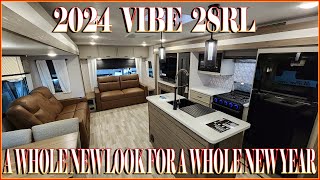 Whats New 2024 Vibe 28RL Travel Trailer by Forestiver RVs at Couchs RV Nation  Camper Review Tour [upl. by Erdnaet404]