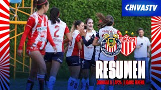 RESUMEN Y GOLES Chivas Femenil 31 Necaxa  Jornada 9 Apertura 2024 [upl. by Procto534]