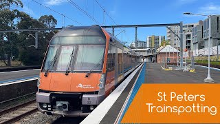 NSW Trains Vlog 30 St Peters Trainspotting [upl. by Odille283]