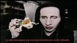 Marilyn Manson speaking about religion and ripping up the Bible 1998 [upl. by Ianthe]