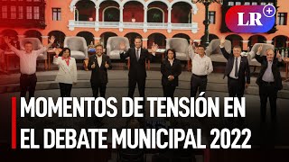 Candidatos a la Municipalidad de Lima protagonizan tensos momentos durante debate  LR [upl. by Eixel]