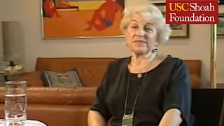 Holocaust Survivor Liesl Loeb Testimony  USC Shoah Foundation [upl. by Gary525]