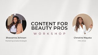 Ultimate Content Strategy Guide for Beauty Pros Masterclass  Part 3 [upl. by Ogaitnas]