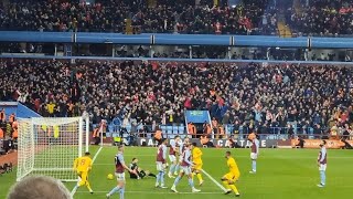 SHEFFIELD UTD LIMBS IN AWAY END BUT ZANIOLO SCORES LATE EQUALISER Aston villa vs Sheff utd vlog [upl. by Sihon]