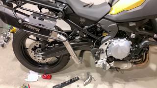 Install Remus Linkage Pipe BMW F750GS  F850GS [upl. by Ateval]