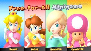 Mario Party 10 Airship Central  Peach vs Daisy vs Rosalina vs Toadette Very Hard [upl. by Megen]