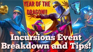 MCOC  Year of the Dragon  Incursion Event Breakdown and Tips  Lots of Artifacts [upl. by Aztinaj]