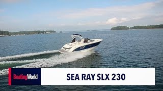 Sea Ray SLX 230 – Boat Test [upl. by Vinni710]