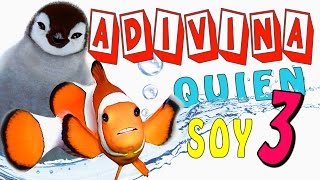 ADIVINA QUIEN SOY 3  VÍDEOS EDUCATIVOS PARA NIÑOS  LOS ANIMALES EN ESPAÑOL de 3 a 4 años [upl. by Aikal]