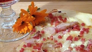 Elsässer Flammkuchen [upl. by Ammadas]