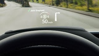 Jaguar EPACE  HeadUp Display [upl. by Dnaltiac]