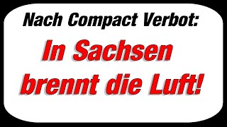 Sachsen Erste Demos gegen Compact Verbot [upl. by Yrallih597]