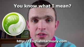 English Idiomatic Expression  You know what I mean [upl. by Honora]