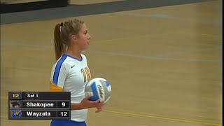 Girls High School Volleyball Shakopee vs Wayzata [upl. by Jolanta]