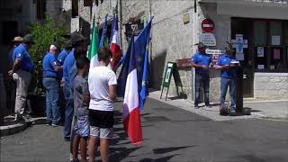 San Giorgio della Richinvelda Italie à Montcuq 14 07 2018 en italien et français des propos [upl. by Aserehtairam]