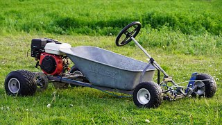 Homemade 200cc WHEELBARROW GoKart [upl. by Katti]