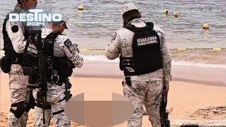 Asesinan cerca de una casilla a un joven en playa de Acapulco [upl. by Ydnelg]