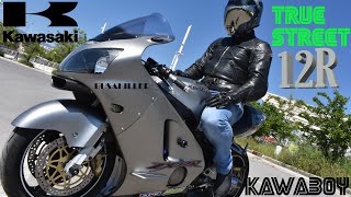 Kawaboys ZX12R True Street Legal Category Drag Bike [upl. by Sivat]