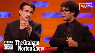 Richard Ayoade and Colin Farrell Recite Poetry 🎭 The Graham Norton Show  BBC America [upl. by Tybald]