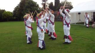 Morris dance in Botley Jenny Lind with sticks [upl. by Onibas]