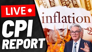 🚨 LIVE CPI Inflation REPORT GET READY [upl. by Sanyu]