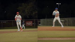 Day 1 of WWBA Jupiter  Phillies Scout Team Vs Trosky National upper class [upl. by Ace]