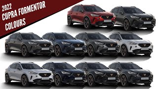 2022 Cupra Formentor Coupe SUV  All Colour Options  Images  AUTOBICS [upl. by Dauf729]