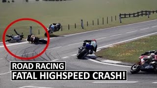 HORRIBLE CRASH ISLE OF MAN TT [upl. by Norraj832]