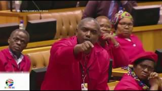 Must Watch EFF Members VS Parliament Deputy Speaker Lechesa Tsenoli [upl. by Llenel]