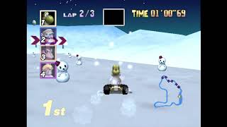 Frappe Snowland Slowed Reverb Mario Kart 64 [upl. by Enelyar]