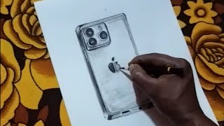 Mobile Drawing easy step by step  mobile Drawing [upl. by Aynek299]