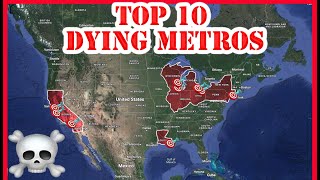 Why Americans are FLEEING These 10 Metros  The Top 10 US Metro Areas LOSING Population [upl. by Milinda]