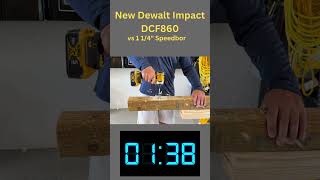 New 20v Dewalt DCF860 vs 1 14quot speedor tools dewaltpowertoolspowertoolsdiyshortswoodworking [upl. by Yeca]