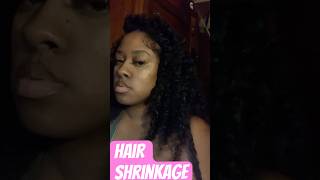 Hair shrinkage hairshrinkage bighair curlyhairroutine [upl. by Mahgem]