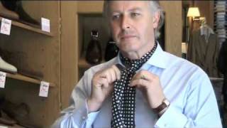 How to tie a Cravat [upl. by Narf]