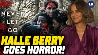 Halle Berry Goes Horror Never Let Go Cast Interview With Halle Berry [upl. by Sebbie]