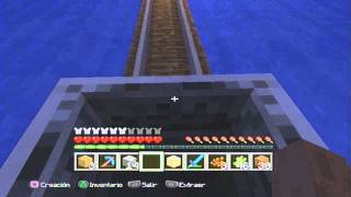 Como conseguir el trofeo quotSobre raílesquot En Minecraft Ps3 [upl. by Melodee]