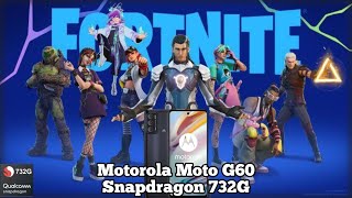 Jugando Fortnite en el Motorola Moto G60 Snapdragon 732G [upl. by Eilliw]