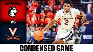 Northeastern vs Virginia Condensed Game  202324 ACC Men’s Basketball [upl. by Alessandra486]