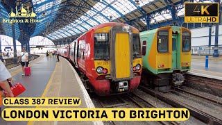 London Victoria to Brighton aboard Gatwick Express  Full Review Class 387 4K [upl. by Helfant]