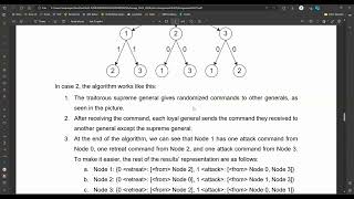 The Byzantine Generals Problem Assignment  7 Feb 2024 [upl. by Betteanne443]