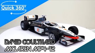 Minichamps 143 Mclaren MP413 F1 1998  Quick 360° [upl. by Aretahs522]