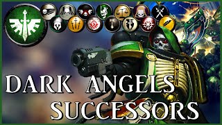 DARK ANGELS SUCCESSOR CHAPTERS  The Unforgiven  Warhammer 40k Lore [upl. by Heisser]