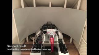 DIY Curved projection screen ULTI [upl. by Desma327]