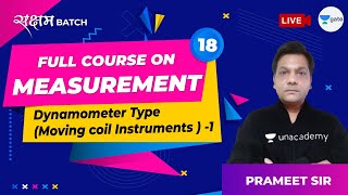 Dynamometer Type Moving Coil Instruments  1  Lec 18  Measurement  GATE 2021 EE Exam [upl. by Keligot]