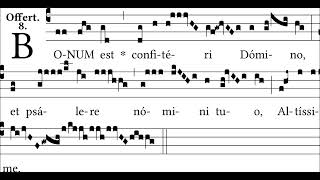 OFFERTOIRE  Bonum est Septuagésime [upl. by Rodama]